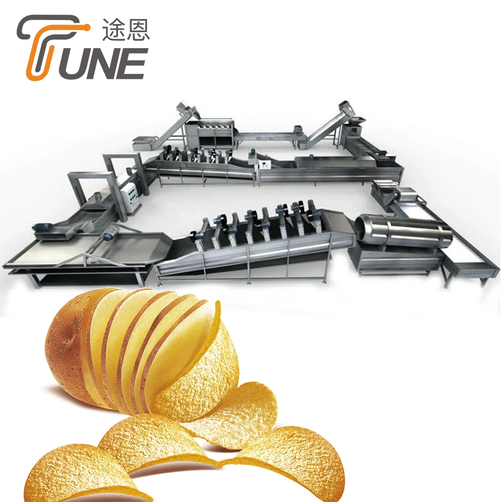 50/100/150/200/300 Kg Automatic Potato Chips Production Line