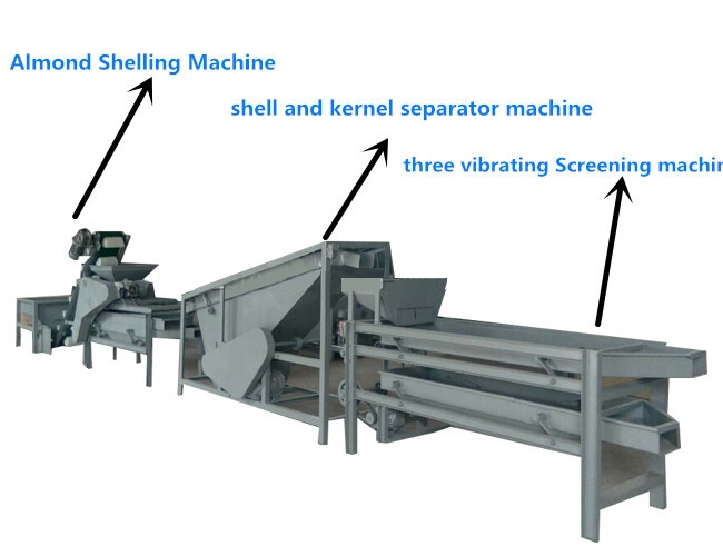 Hot Sale Walnu Pecan Almond Pine Shelling Cracking Machine