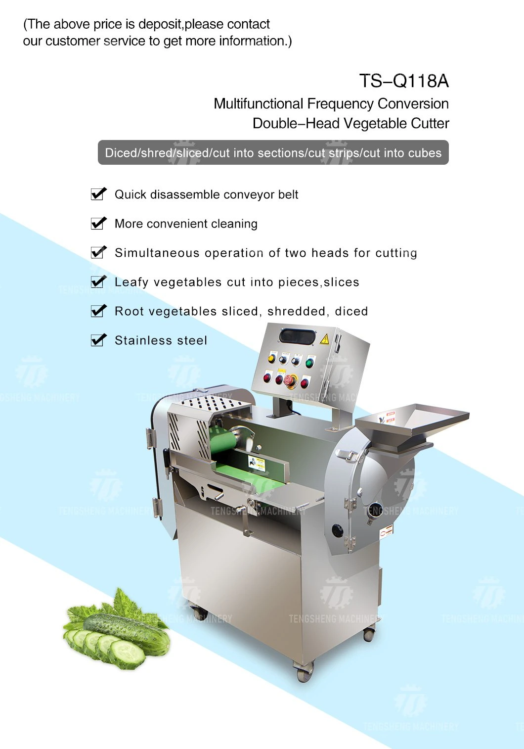 Vegetable and Fruit Electric Cutting Machine Commercial Fruit Cutting Machine Food Machine Processing Machinery