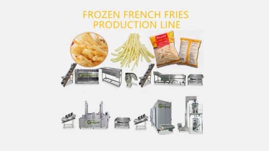 감자 튀김 기계, 감자 칩 감자 튀김 생산 라인