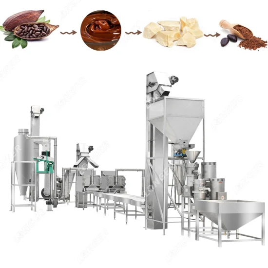 Lfm 코코아 콩 덩어리, 펜촉, 주류 페이스트, 분말 분쇄기, 가공 기계, 공장, 너트 코코아 생산 라인